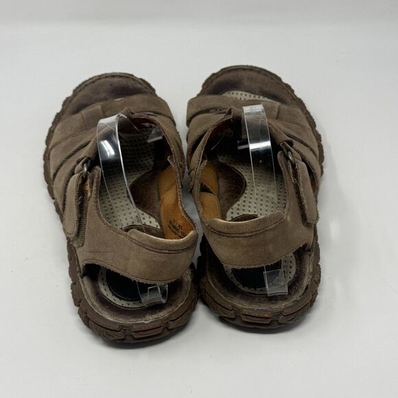 Born Fisherman Sandals Mens 11 Brown Leather Casual Comfort Shoes Handcrafted main image 5